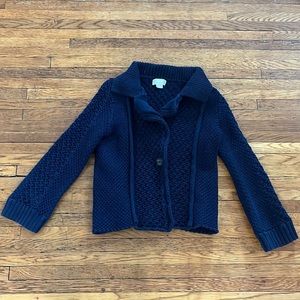 ANTHRO MAEVE HEAVY SWEATER JACKET SZ MEDIUM